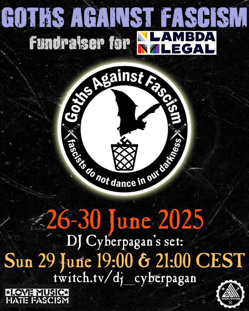 Goths Against Fascism 29 June 2025