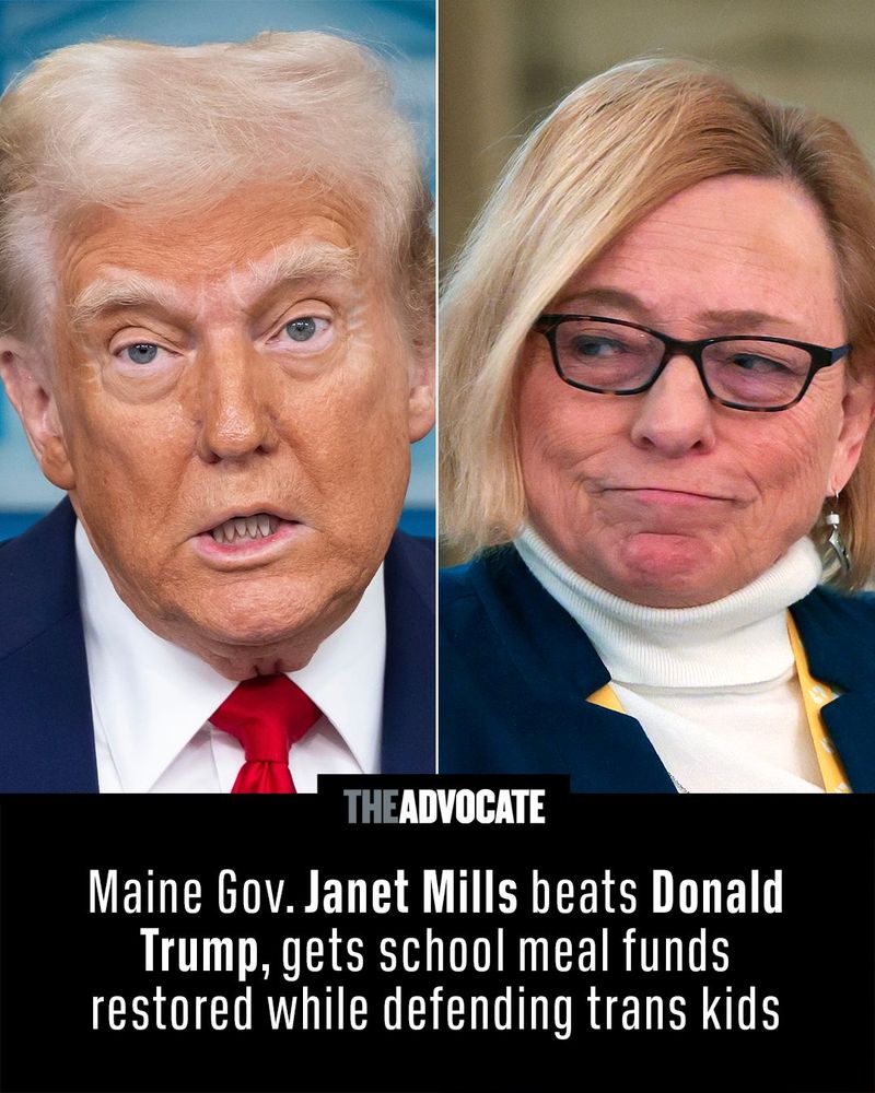 Maine Gov. Janet Mills beats Donald Trump, gets school meal funds restored while defending trans kids