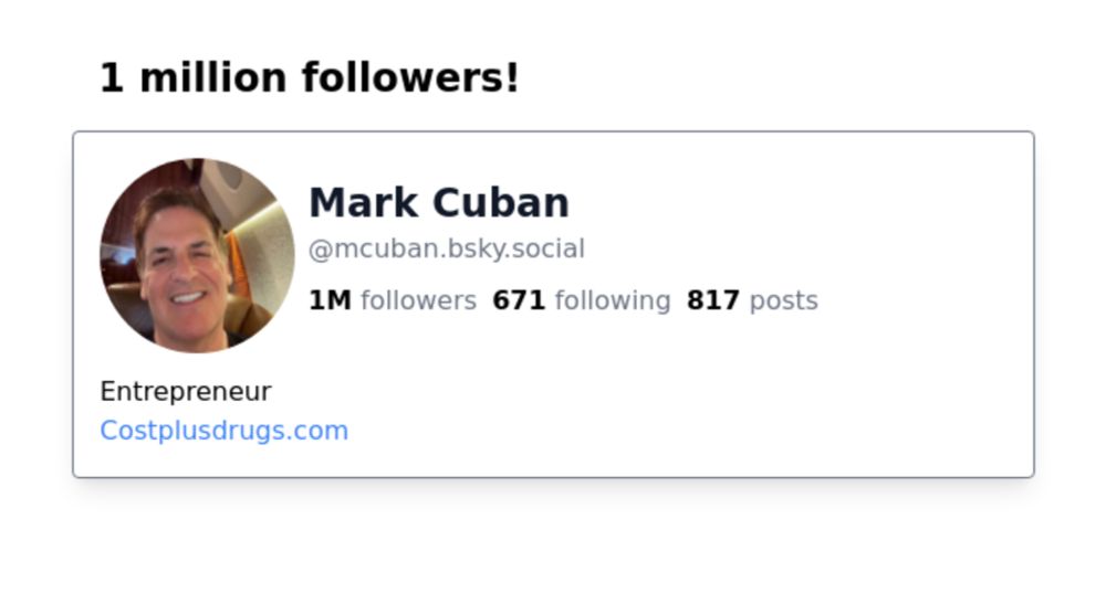 The Top 1000 Most Followed Users on Bluesky