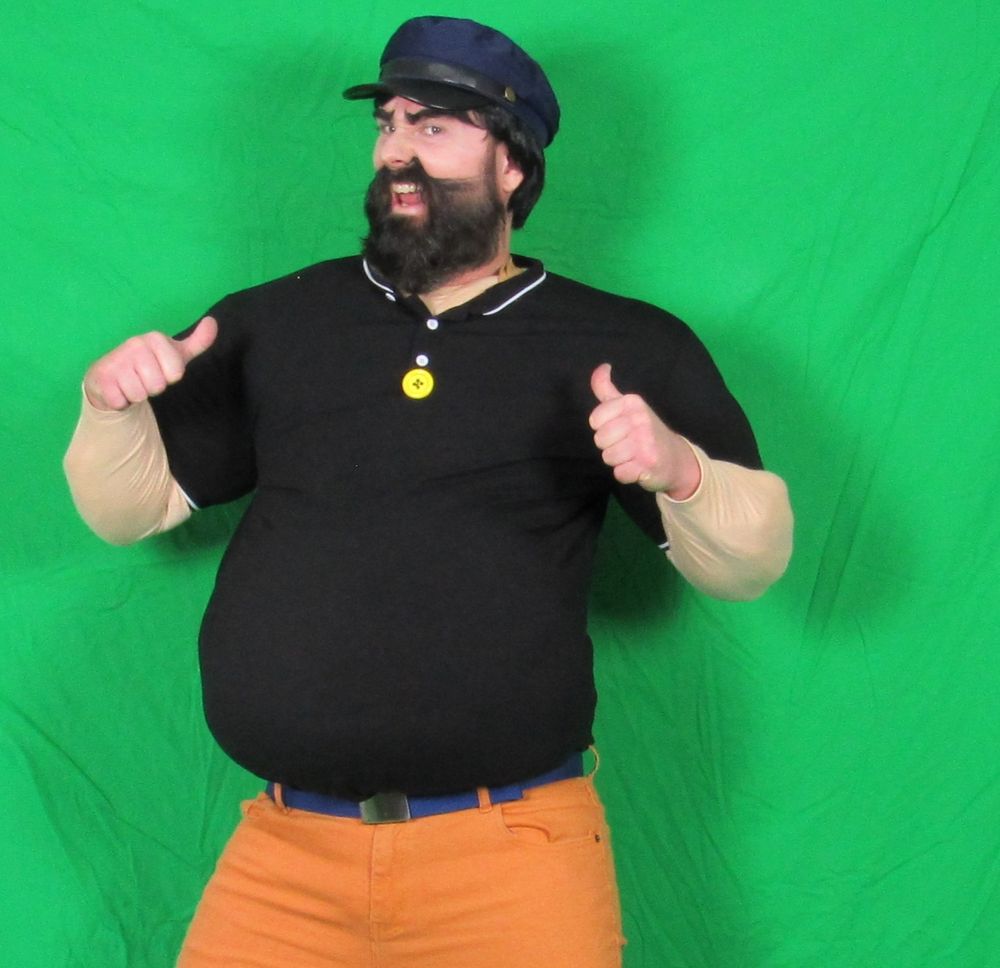Bluto giving a thumbs up.