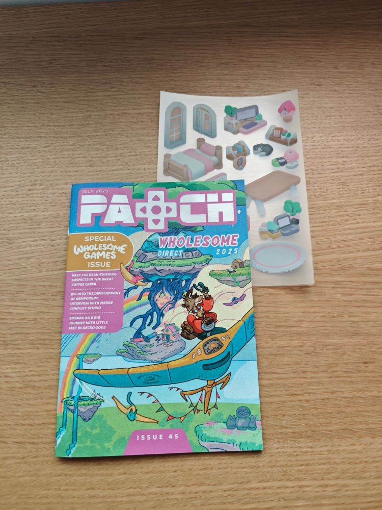 Portada de la revista patch, número 45