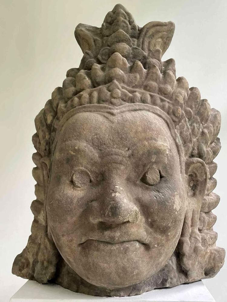Asura Guardian from Angkor Thom at German museum.