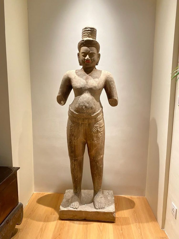 Replica of Shiva at Lumiere coffee shop, street 110, Phnom Penh.