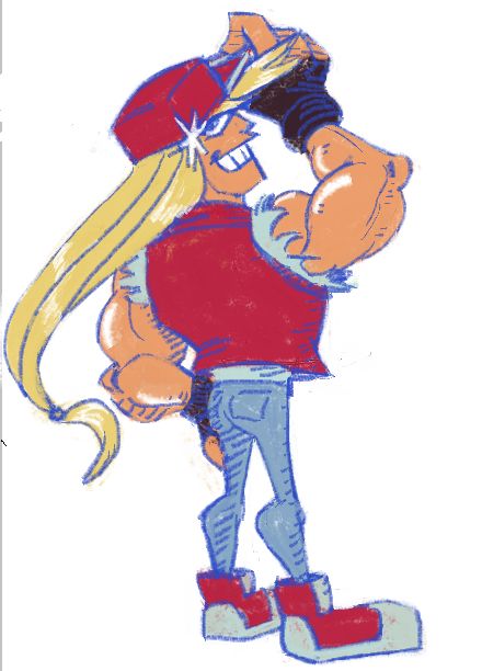 rear view of terry bogard