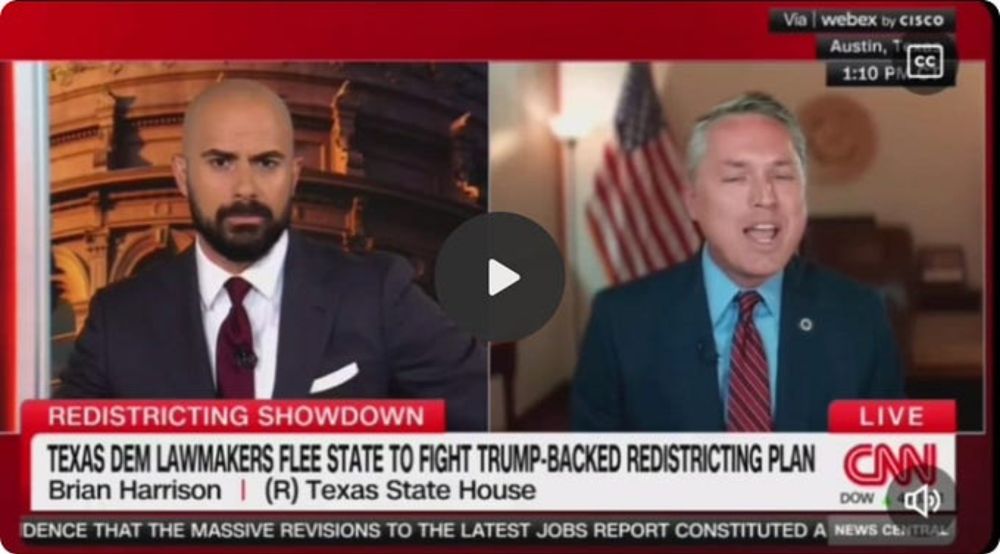 BREAKING: In an unbelievable GOP State Rep. Brian Harrison says the quiet part out loud on gerrymandering: Texas voters aren't priority, it's "to make sure that Republicans hold on to a majority." 

I...