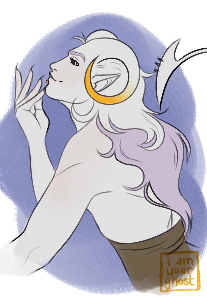 My precious Pennyroyal 💜

Credit to my endlessly talented friend @i-am-your-ghost.bsky.social