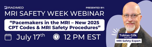 Registration for the "Pacemakers in the MRI - New 2025 CPT Codes & MRI Safety Procedures" is available at - https://us02web.zoom.us/webinar/register/6117518982867/WN_vPw5OikjRs-N-EDOIFaDaA#/registration