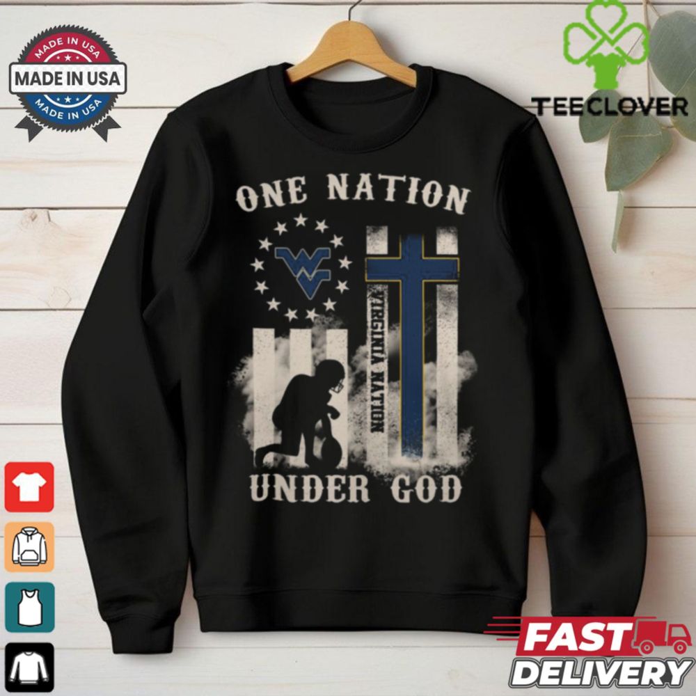 Mountaineers Nation Under God Shirt, hoodie, sweater, long sleeve and tank top