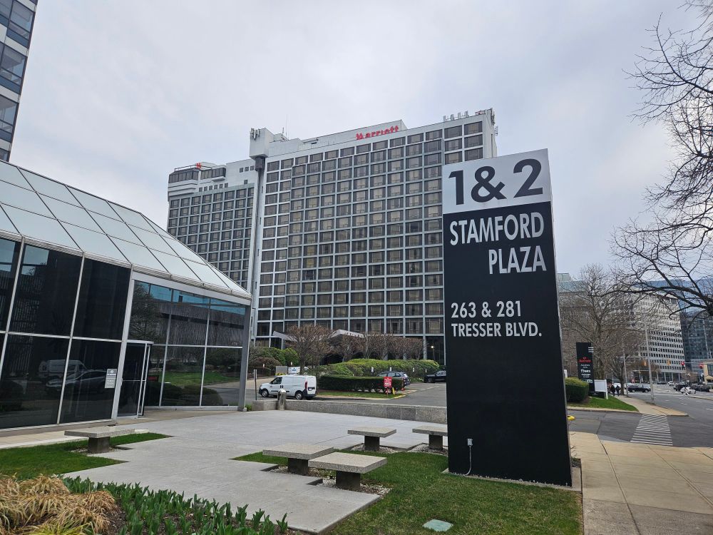The Stamford Marriott, where the tourney is held every year