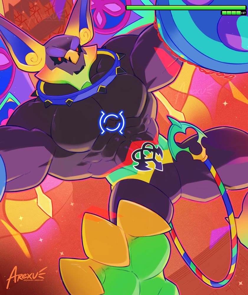 Wargoyle from Kingdom Hearts Dream Drop Distance, but bara-fied (aka made muscular because I'm gay like that)

He's falling down from the cathedral's roof onto the plaza below...

#arexualex #arexuart #kh #kingdomhearts #bara #art #patreon 