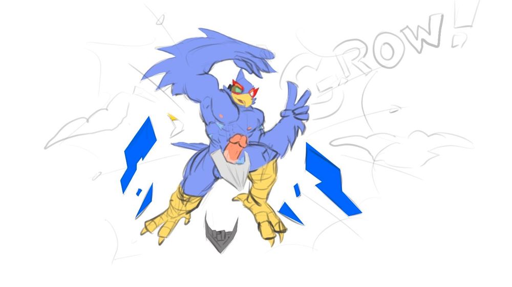 Falco bursting out of an Arwing, growing, cock out and all 

#arexuart #arexualex #macro #macromarch #falco #falcolombardi #macrofalco #togepi1125 #furry #furryart #art #nsfw #arwing #sizebsky #growth