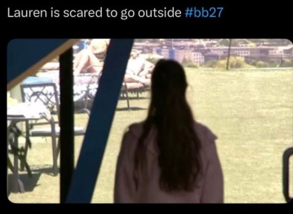 lauren is scared to go outside