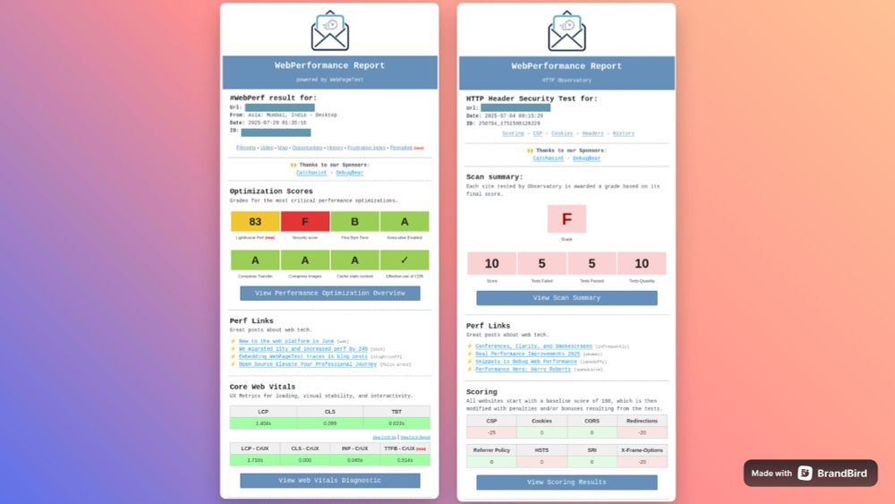 🎉 WebPerformance Report Week #29 is out! ✅