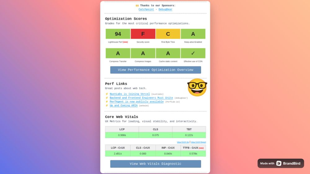 ⚡Featured posts this week from Perf Links by WebPerformance Report: