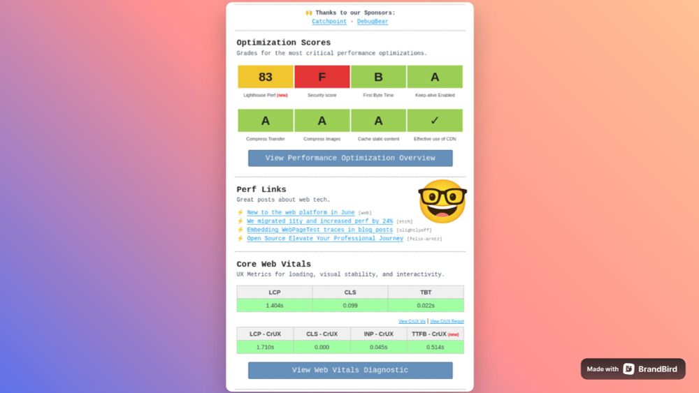 ⚡Featured posts this week from Perf Links by WebPerformance Report: