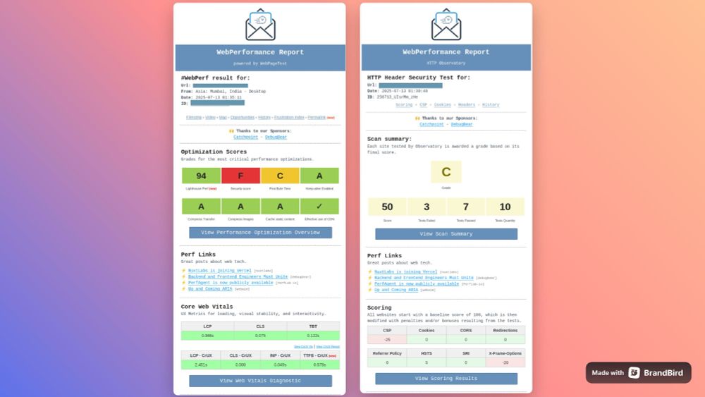 🎉 WebPerformance Report Week #28 is out! ✅ ⚙️