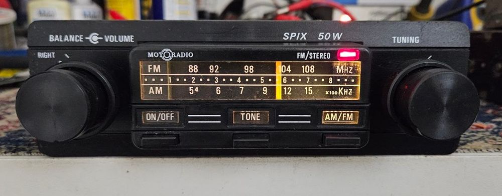 Motoradio radio after being repaired and now complete. 