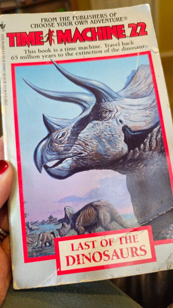Time Machine 22 Book entitled "Last of the Dinosaurs"