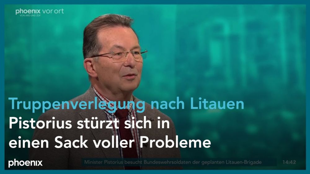 Ralph Thiele zu Waffenlieferungen an die Ukraine am 28.02.24