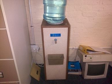 Picture of a water cooler. Deltarune players will know