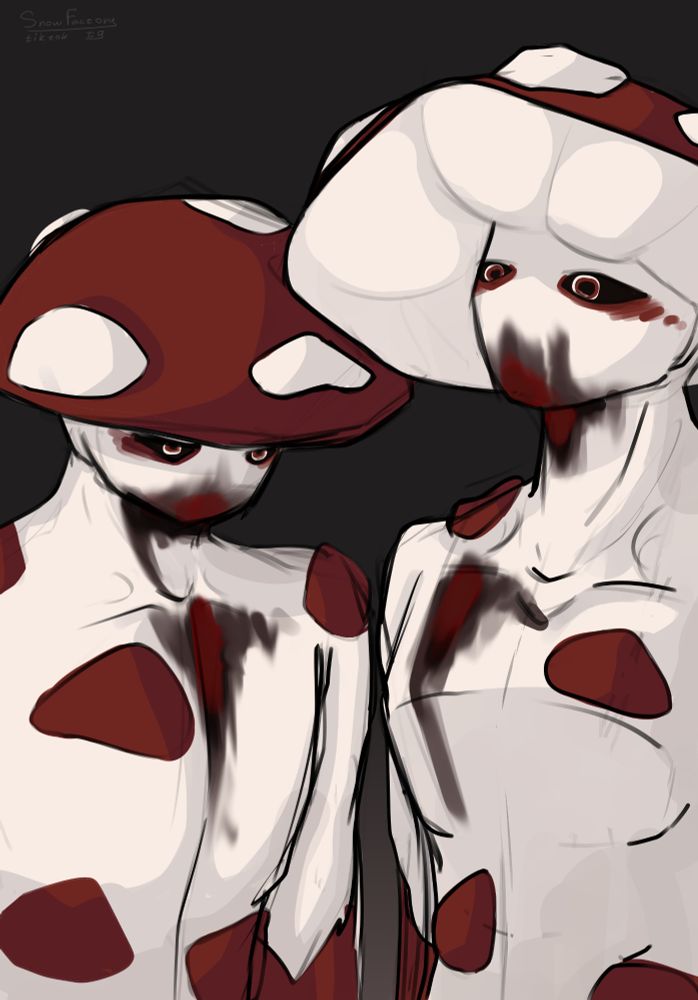 Mushroom Man and Mushroom women, yes