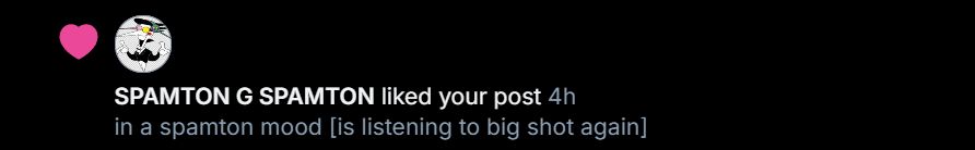 THE Spamton G. Spamton liking my Spamton post.