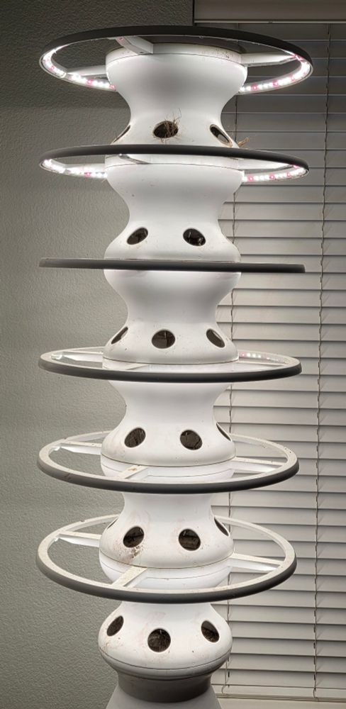 A barren vertical hydroponic farm