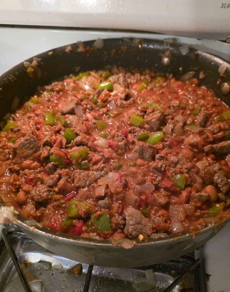 Chili simmering away 