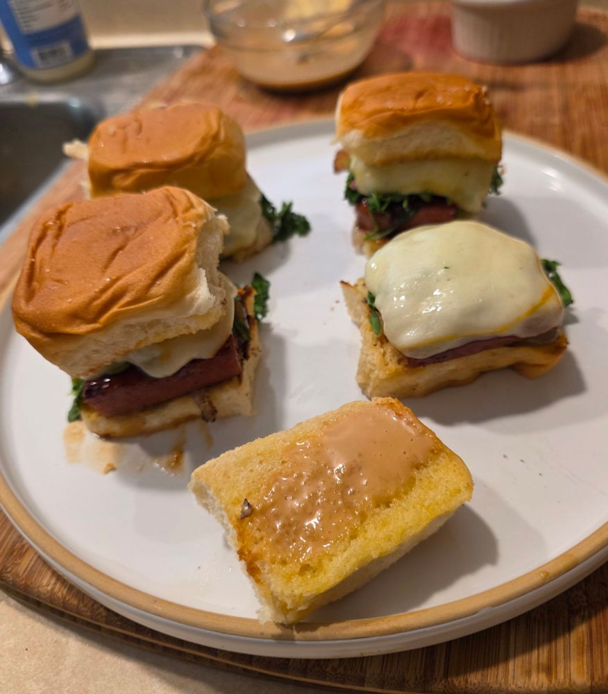 Spam sliders being assembled 