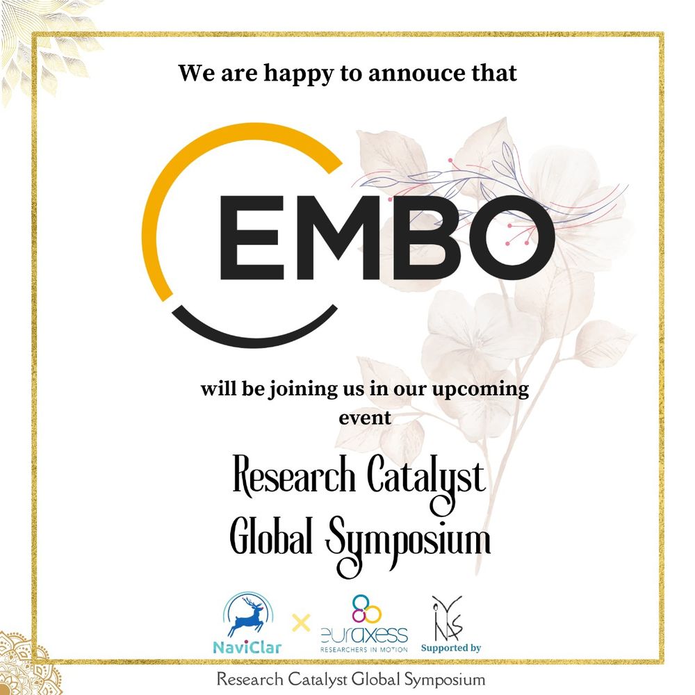 EMBO is joining to talk about funding opportunities. 
