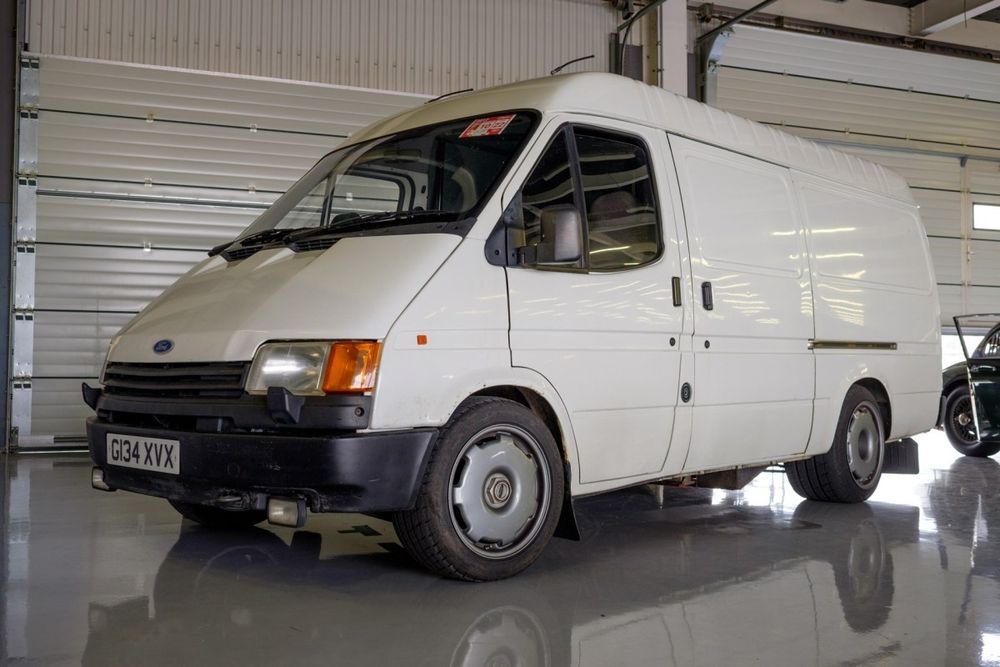 A white MK3 transit van.