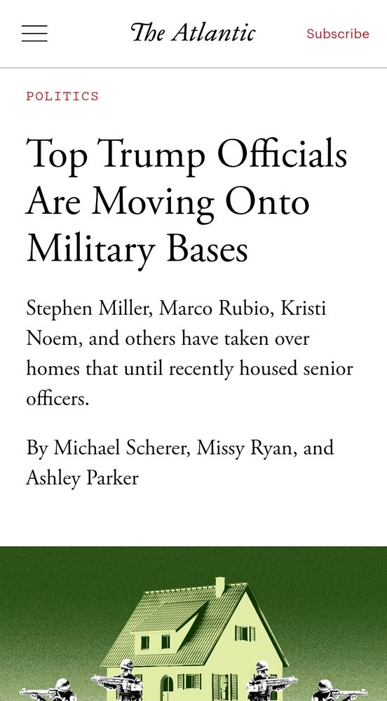 Trump officials moving to military bases