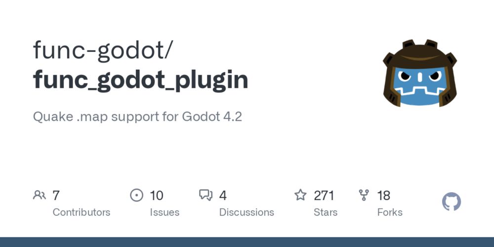 GitHub - func-godot/func_godot_plugin: Quake .map support for Godot 4.2