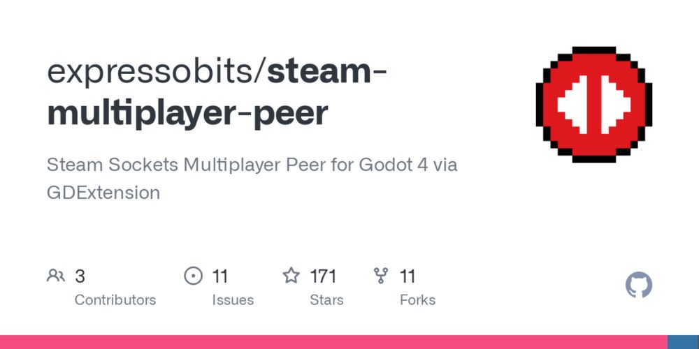 GitHub - expressobits/steam-multiplayer-peer: Steam Sockets Multiplayer Peer for Godot 4 via GDExtension