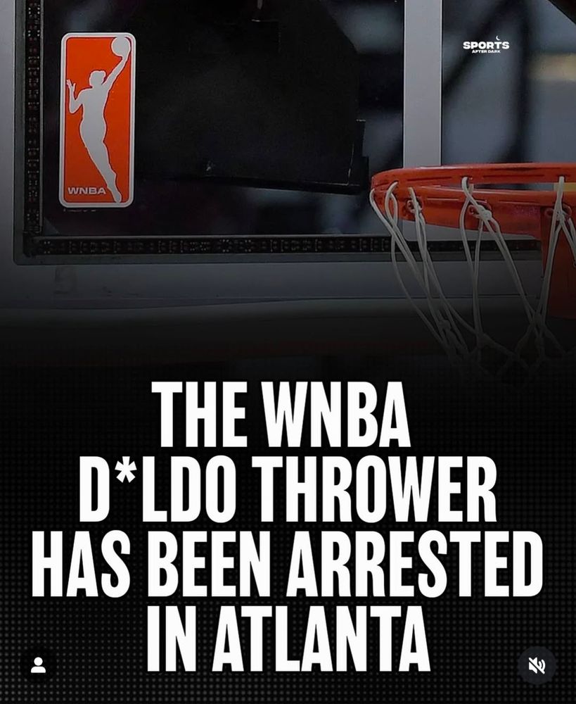 THE WNBA DILDO THROWER HAS BEEN ARRESTED IN ATLANTA