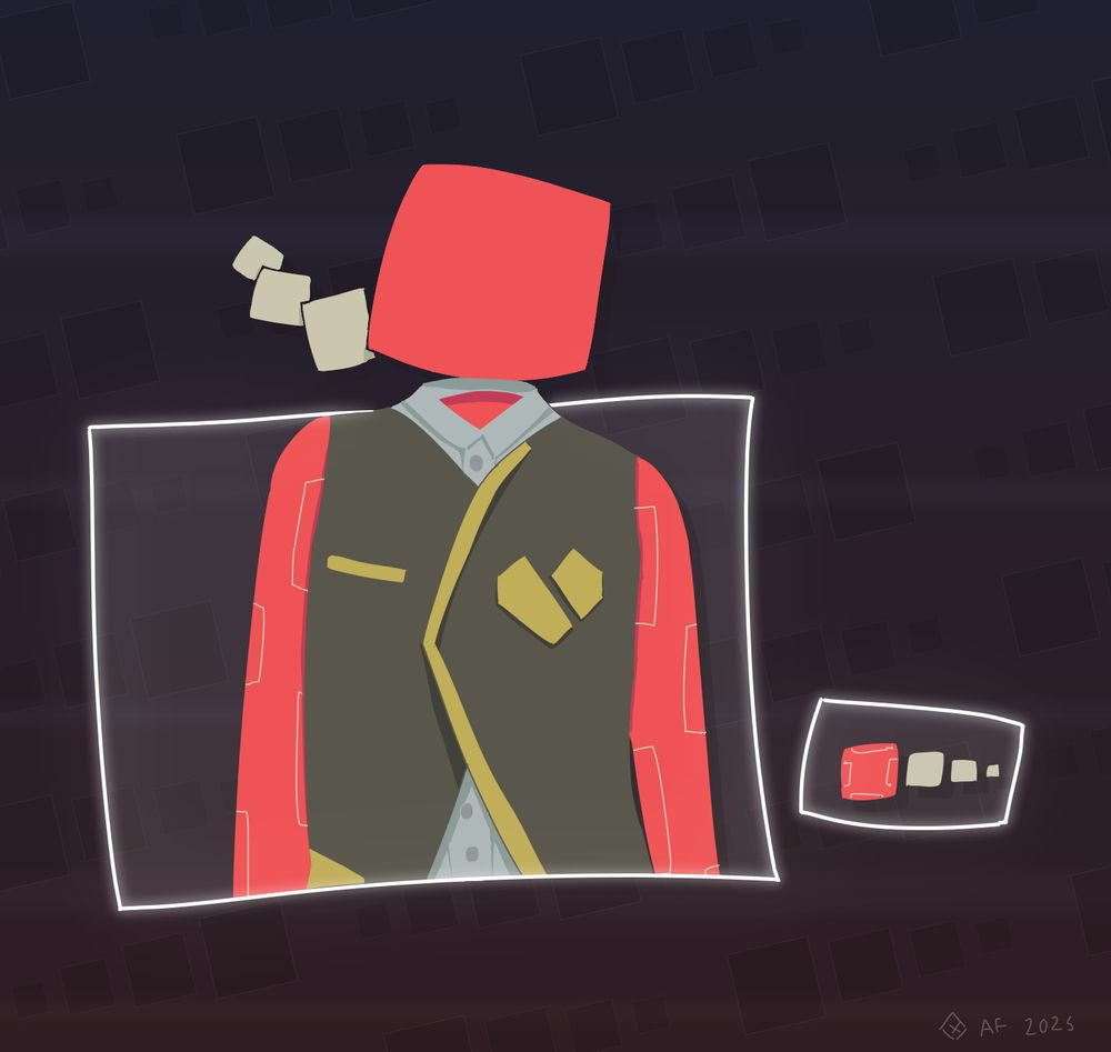 Artwork of Taro, an interpretation of the player character in Project Arrhythmia 