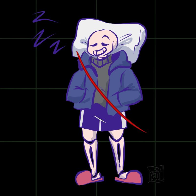 Sans attack on Kat