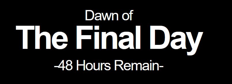 dawn of the final day
-48 Horus Remain-
