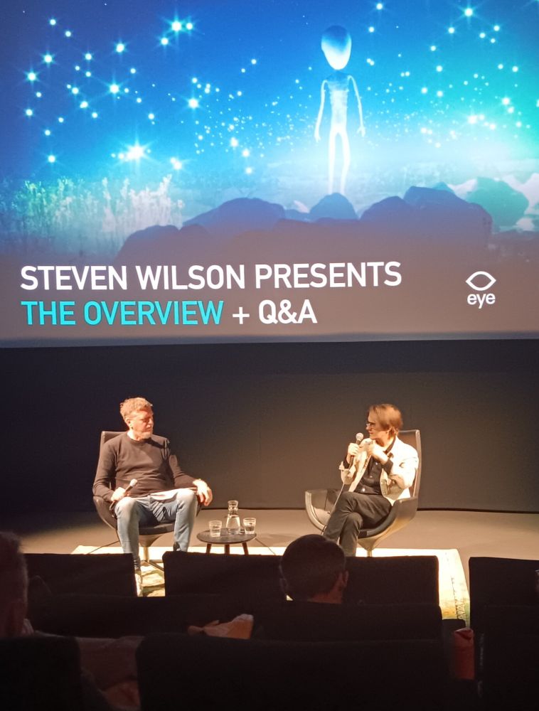Steven Wilson interviewed by Robert Haagsma @ Eye in Amsterdam after the screening of The Overview