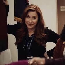 melissa schimenti absolutely eating. she's a teacher on the television show Abbott Elementary, and is performed by the glorious Lisa Ann Walter