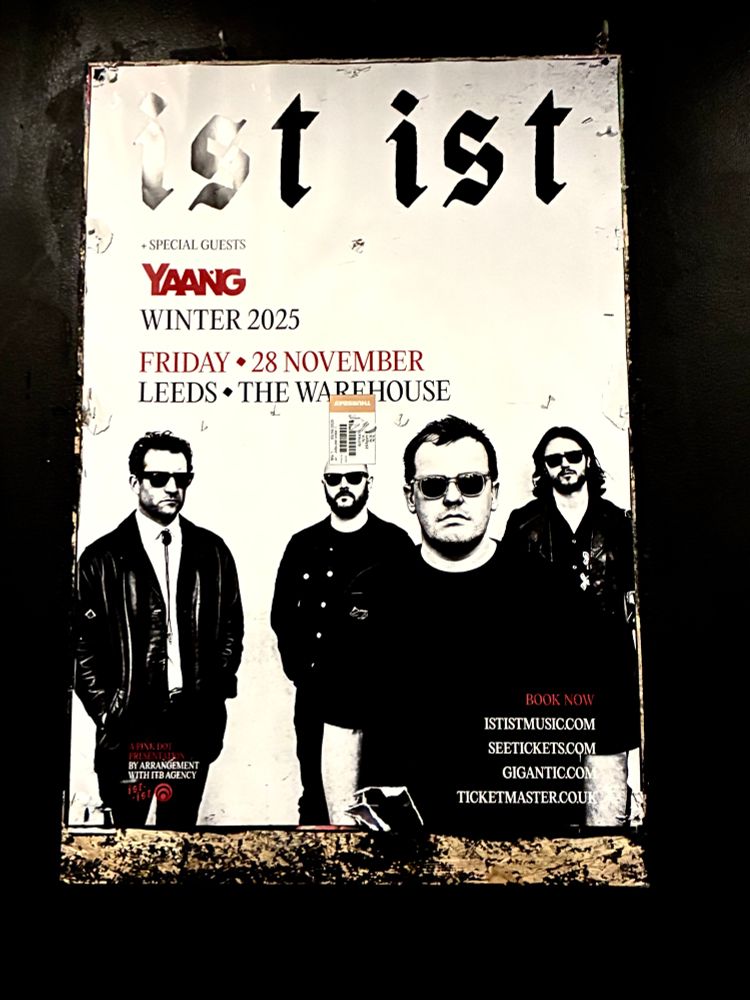 Gig poster of the band 