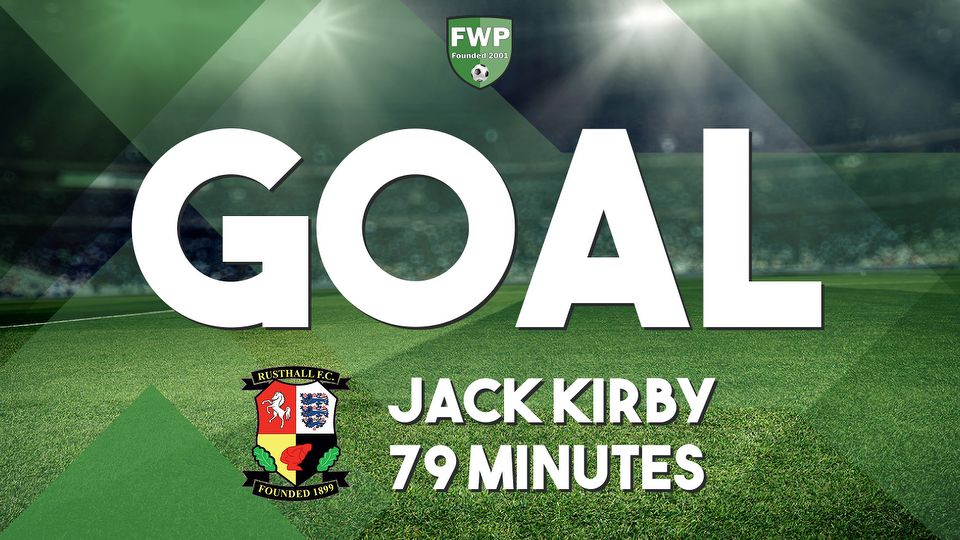 GOAL: Hythe Town 2-3 RUSTHALL - Jack Kirby (79')