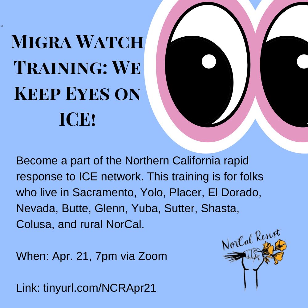 April 21 at 7pm tinyurl.com/NCRApr21
