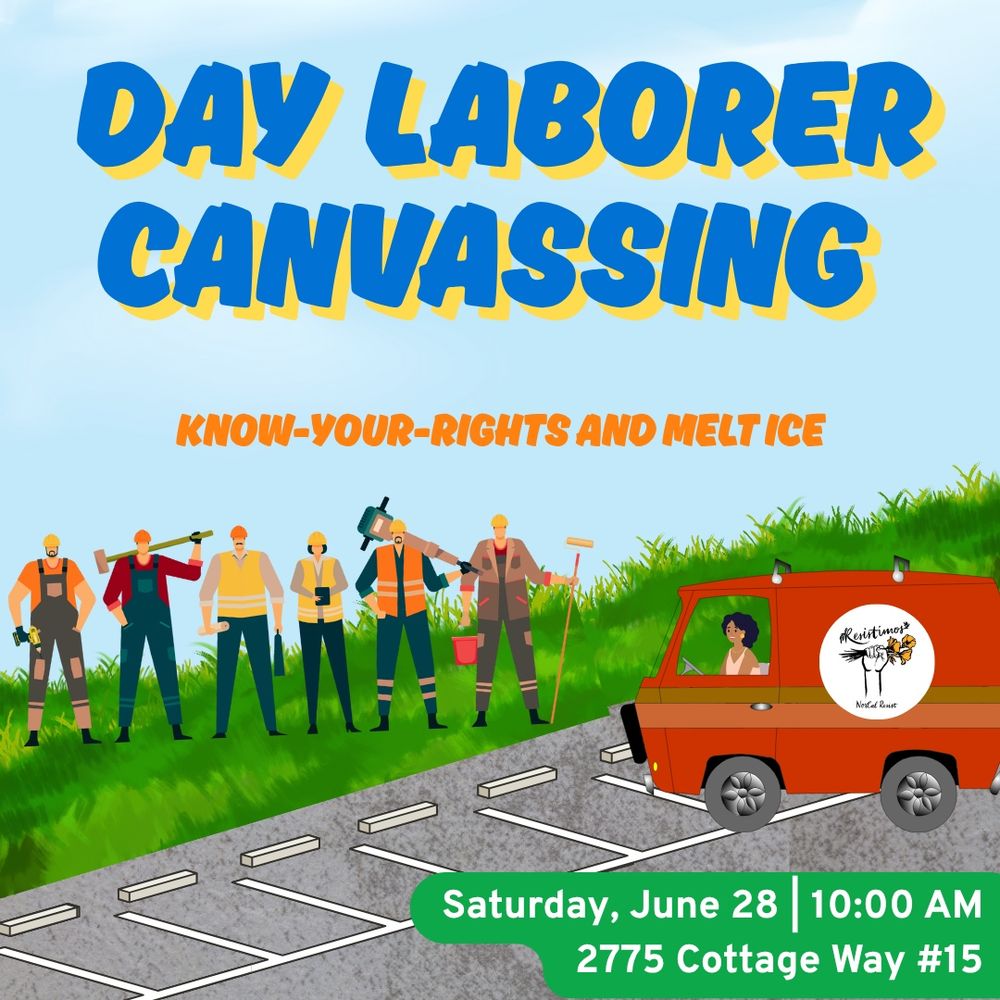 Join us Saturday June 28 at 10am for canvassing on your rights and the ICE hotline 916-382-0256

See you Saturday!