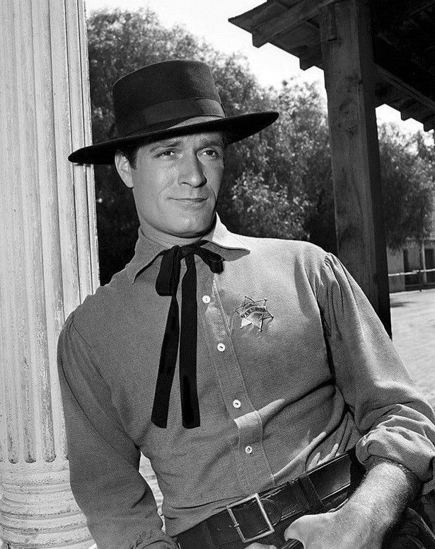 Hugh O'Brian as Wyatt Earp in the classic television western series The Life and Legend of Wyatt Earp 