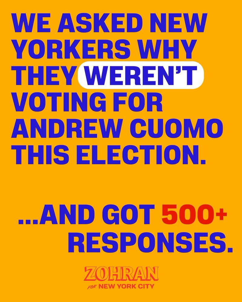 We asked New Yorkers why they weren’t voting for Andrew Cuomo this election and got 500+ responses.