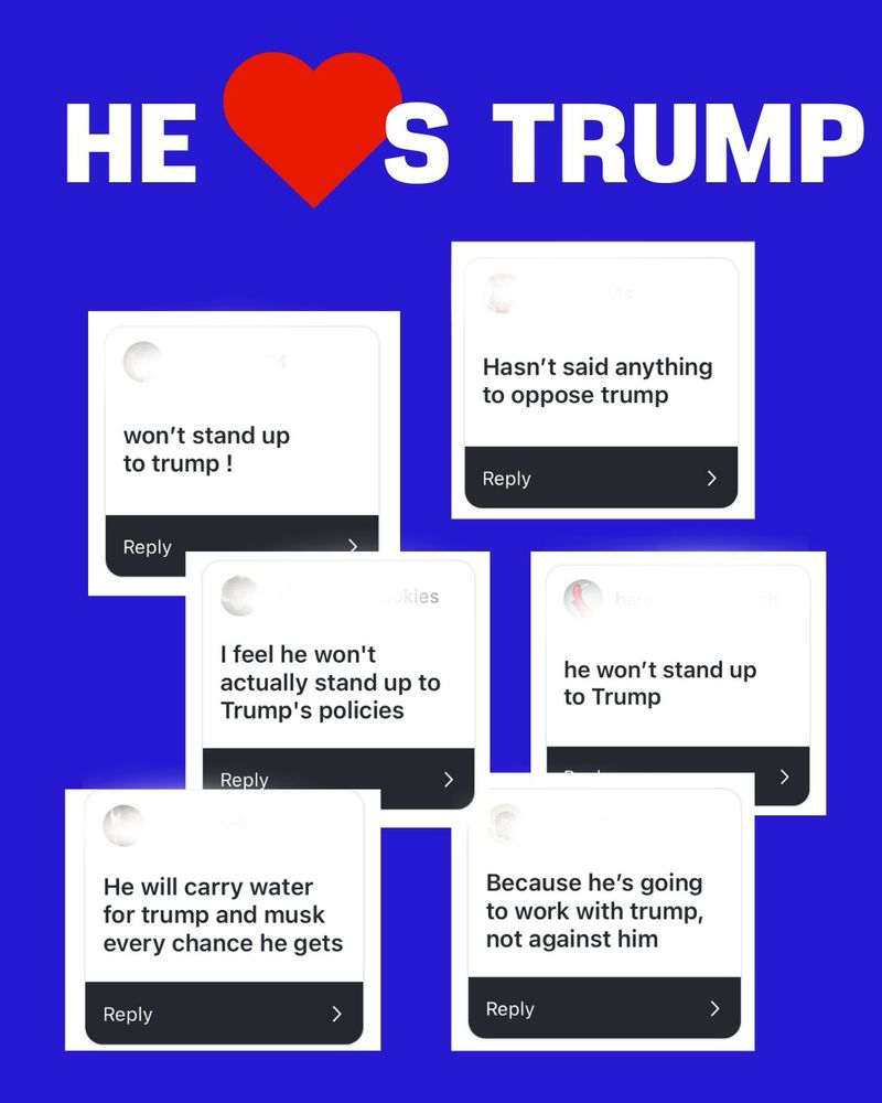 1. He loves Trump, featuring five responses that discuss Cuomo’s refusal to stand up to Trump. 