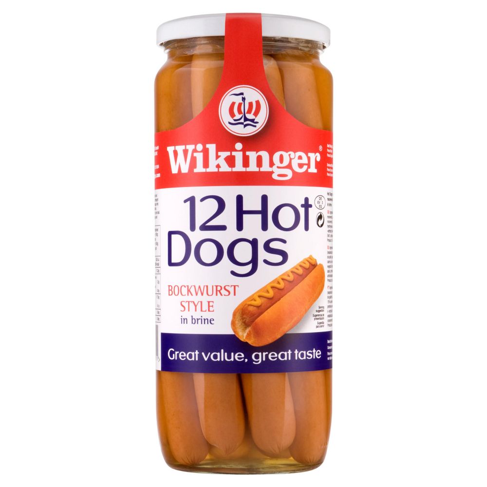 A jar?! Of wikinger hot dogs