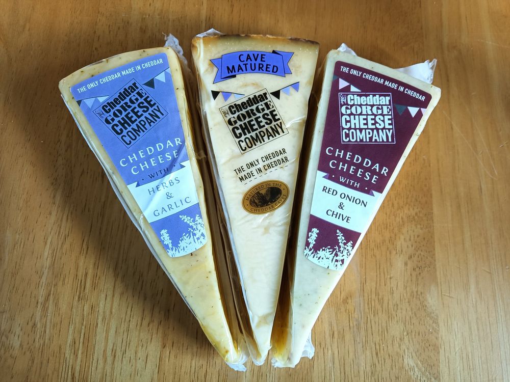 Drei Ecken Cheddar Cheese,original aus Cheddar