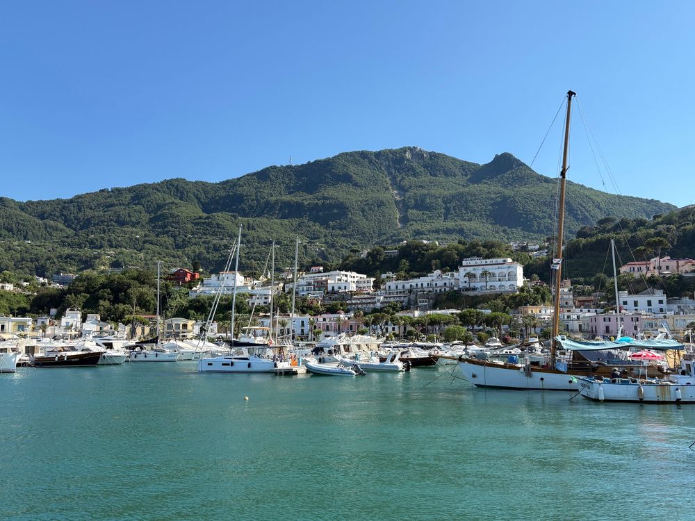 View of Casamicciola harbor, Ischia